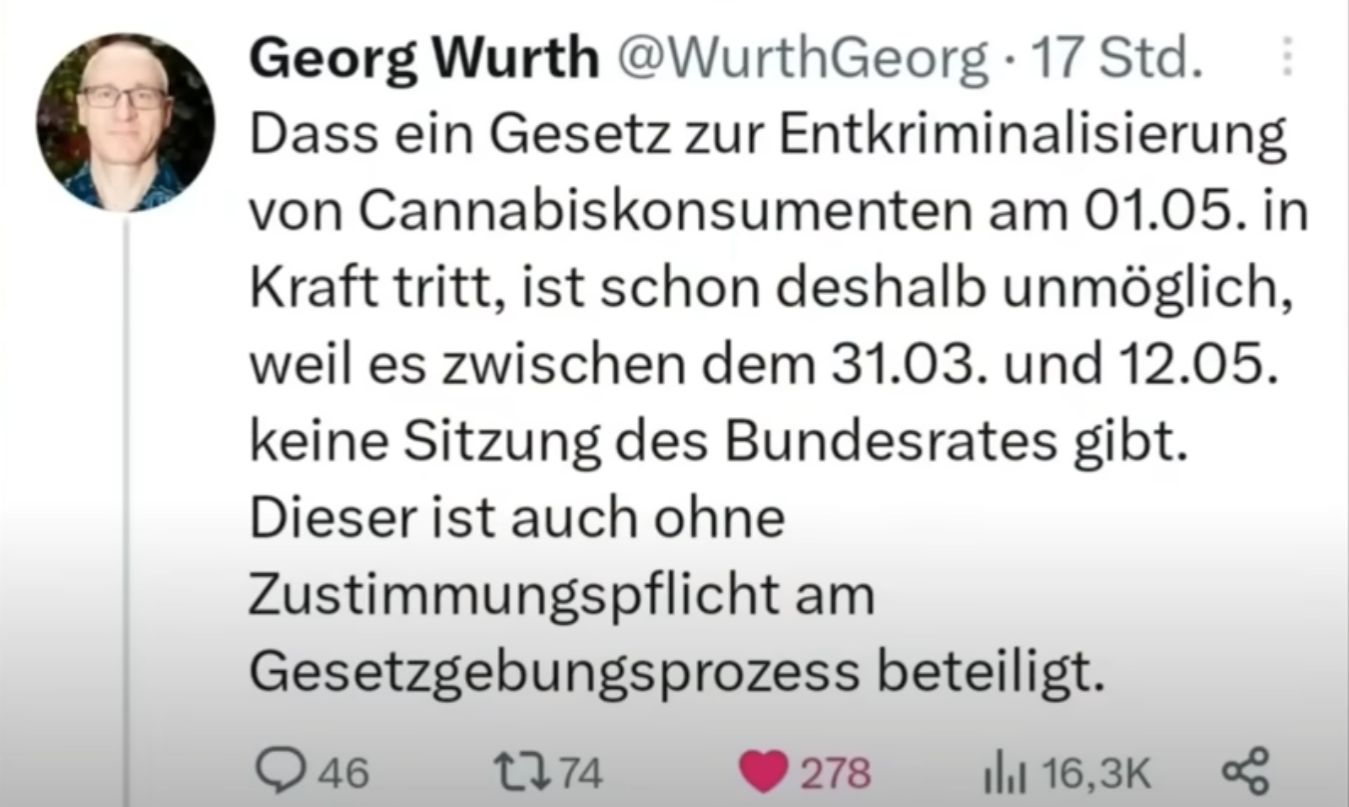 Georg Wurth Tweet