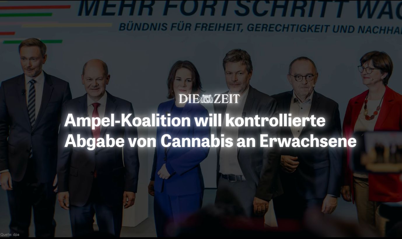 Neue Drogenpolitik der Ampelregierung 2021 - 2025